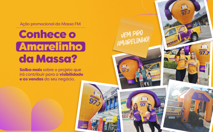  Conheça agora: Amarelinho da Massa