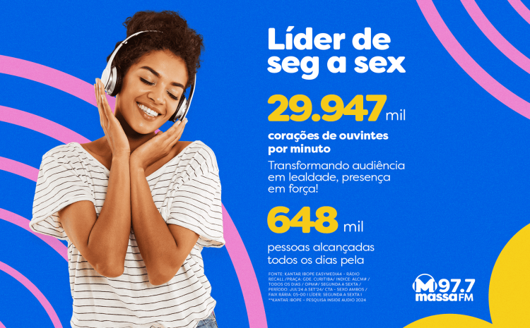  Massa FM, a rede de rádios que mais cresce, com mais de 70 emissoras espalhadas pelo Brasil!